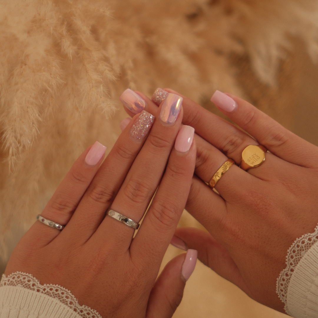 The Ocean Muse Band Ring - Gold & Silver