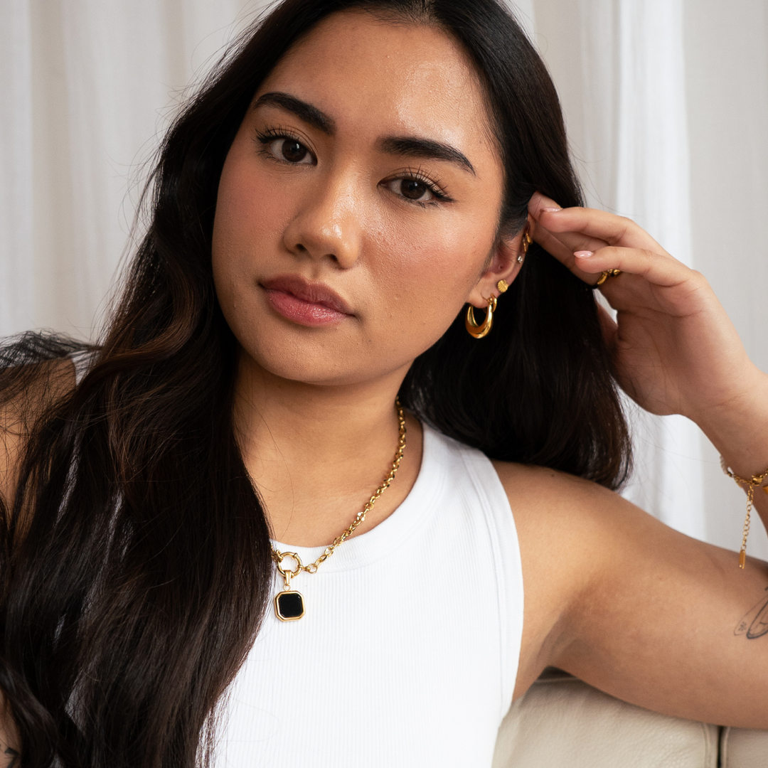 Chunky Clasp Chain Necklace