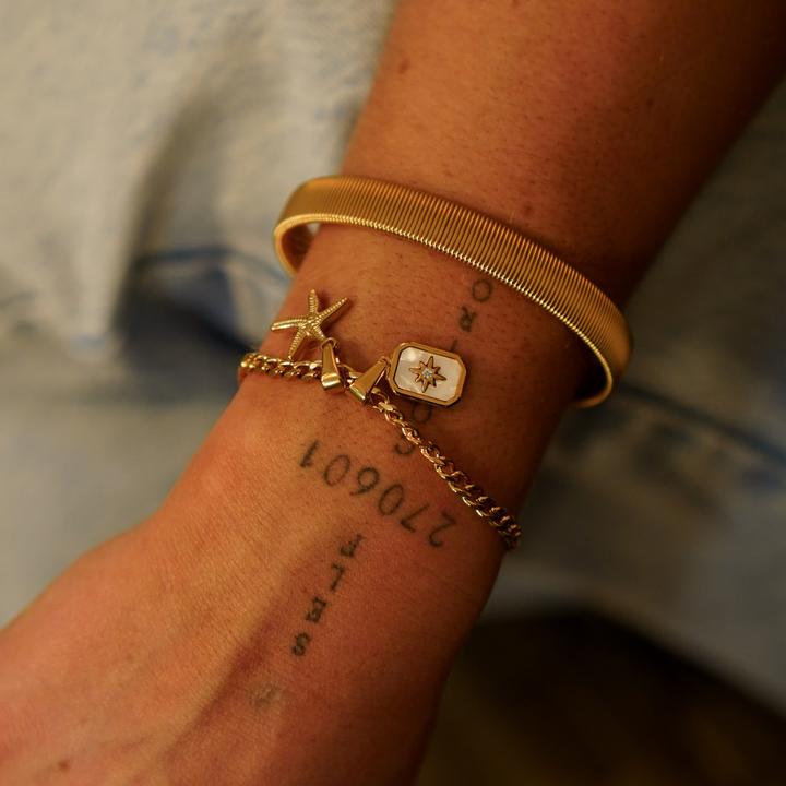 The Alma Bangle waterproof jewellery.