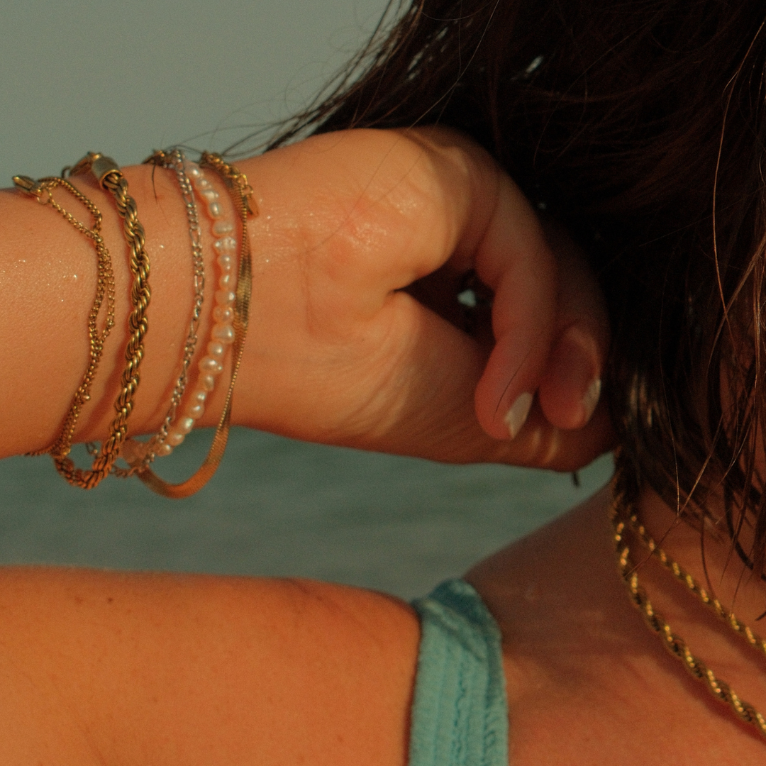 Twisted Rope Bracelet waterproof jewellery.