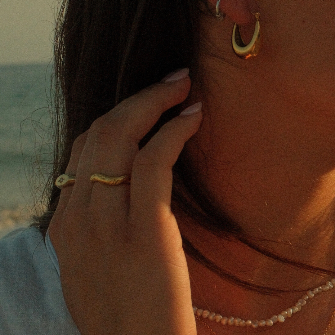 Riptide Wave Ring waterproof jewellery.