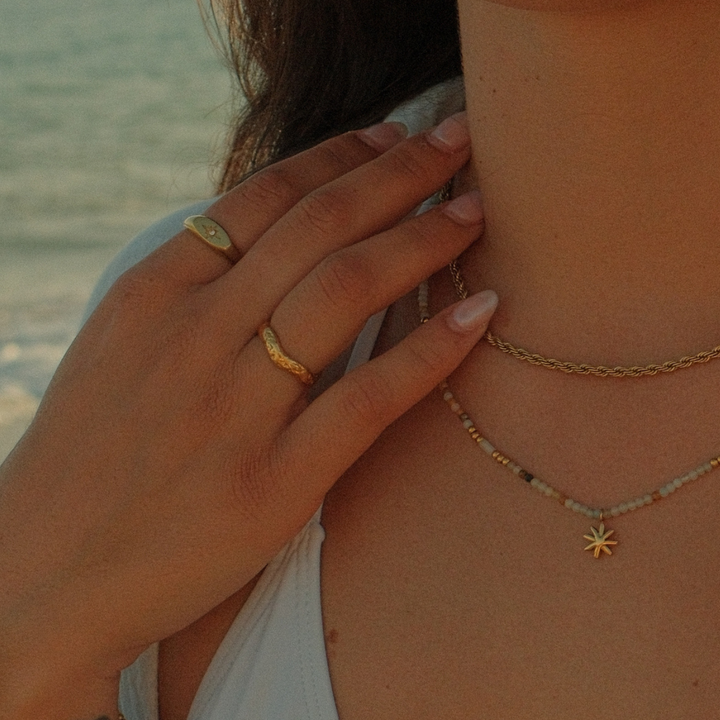 Riptide Wave Ring waterproof jewellery.