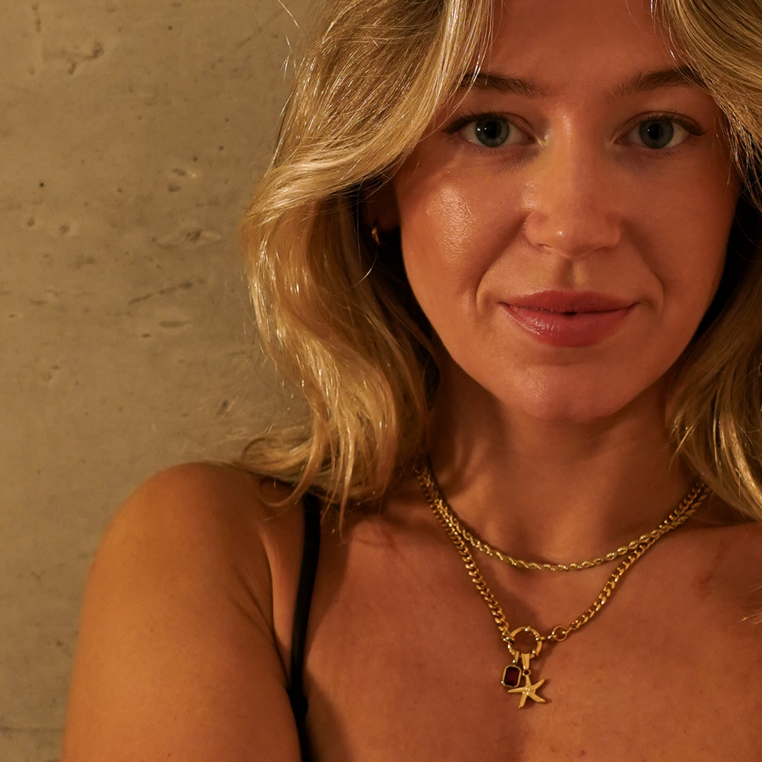 Birthstone Pendant Charm waterproof jewellery.