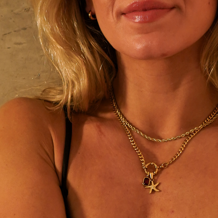 Birthstone Pendant Charm waterproof jewellery.