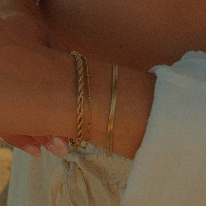 Beaded Chain Bracelet waterproof jewellery.