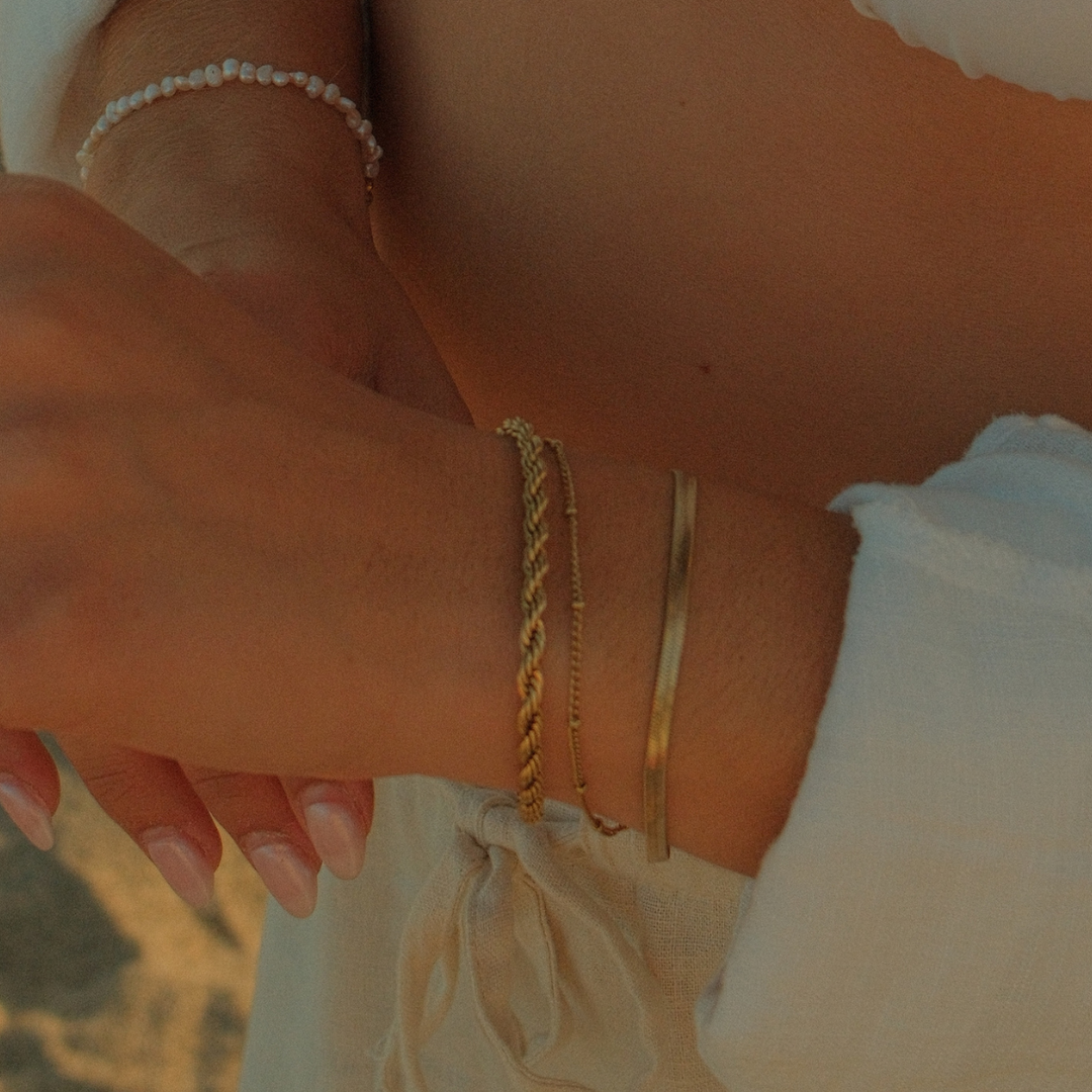 Twisted Rope Bracelet waterproof jewellery.