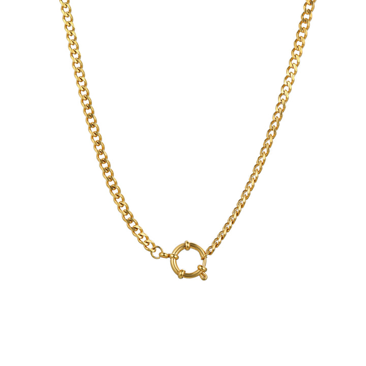 Cuban Clasp Chain Necklace waterproof jewellery.