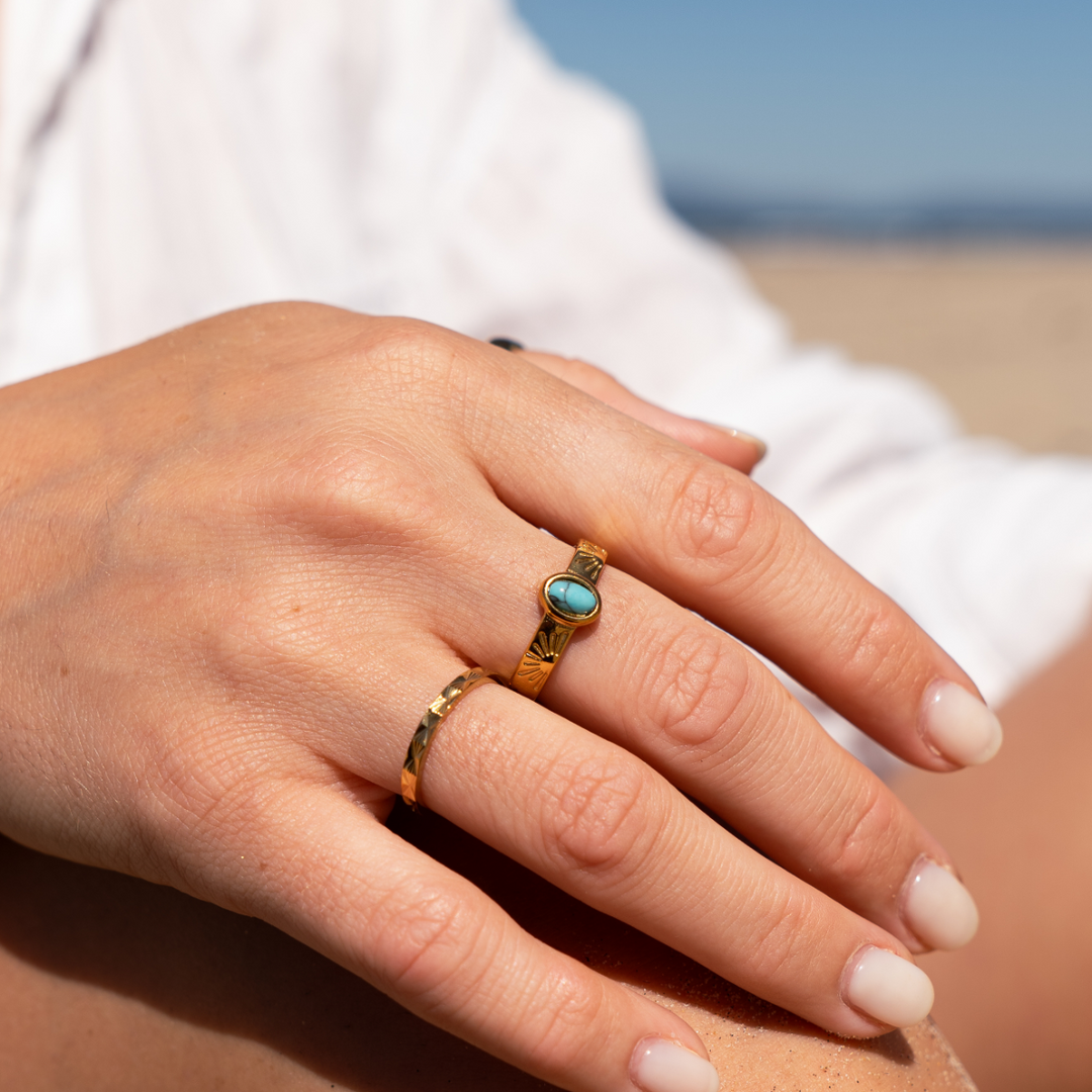 The Ocean Muse Ring - Gold & Silver