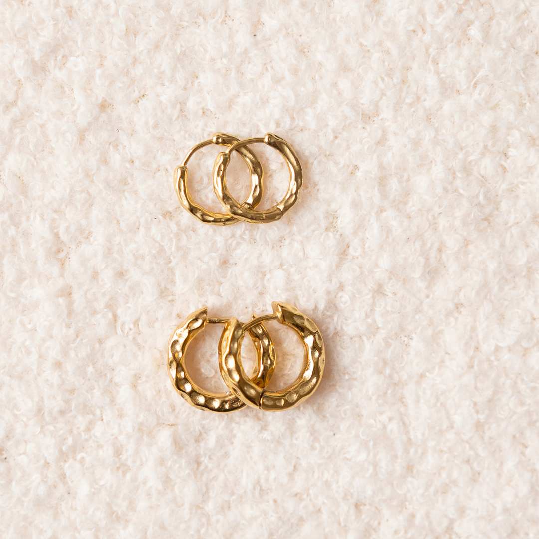 Riptide Hoop Earrings - Chunky