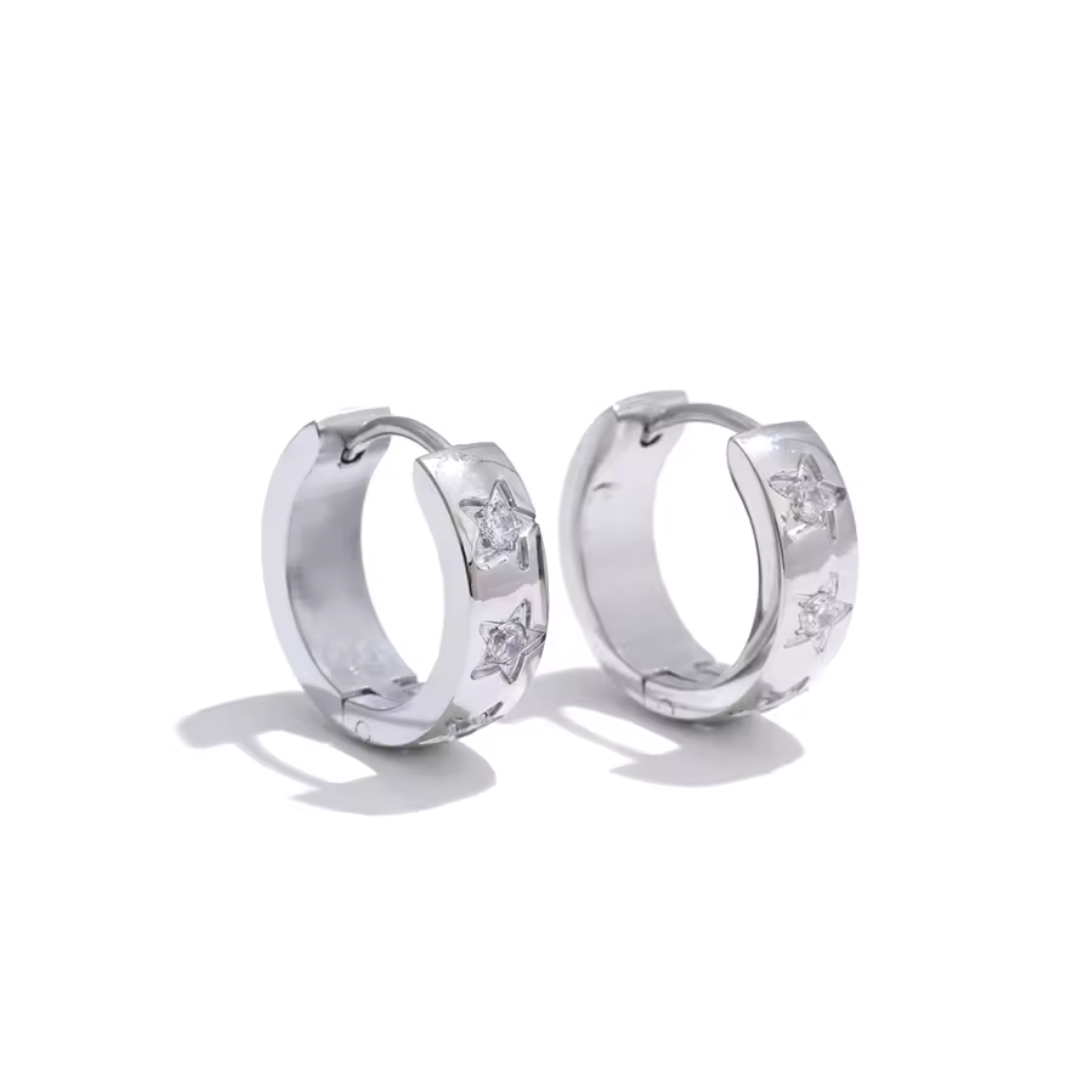 Nova Hoop Earrings - Gold & Silver