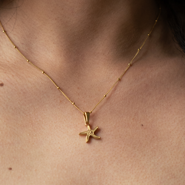 Under The Sea Starfish Charm Necklace