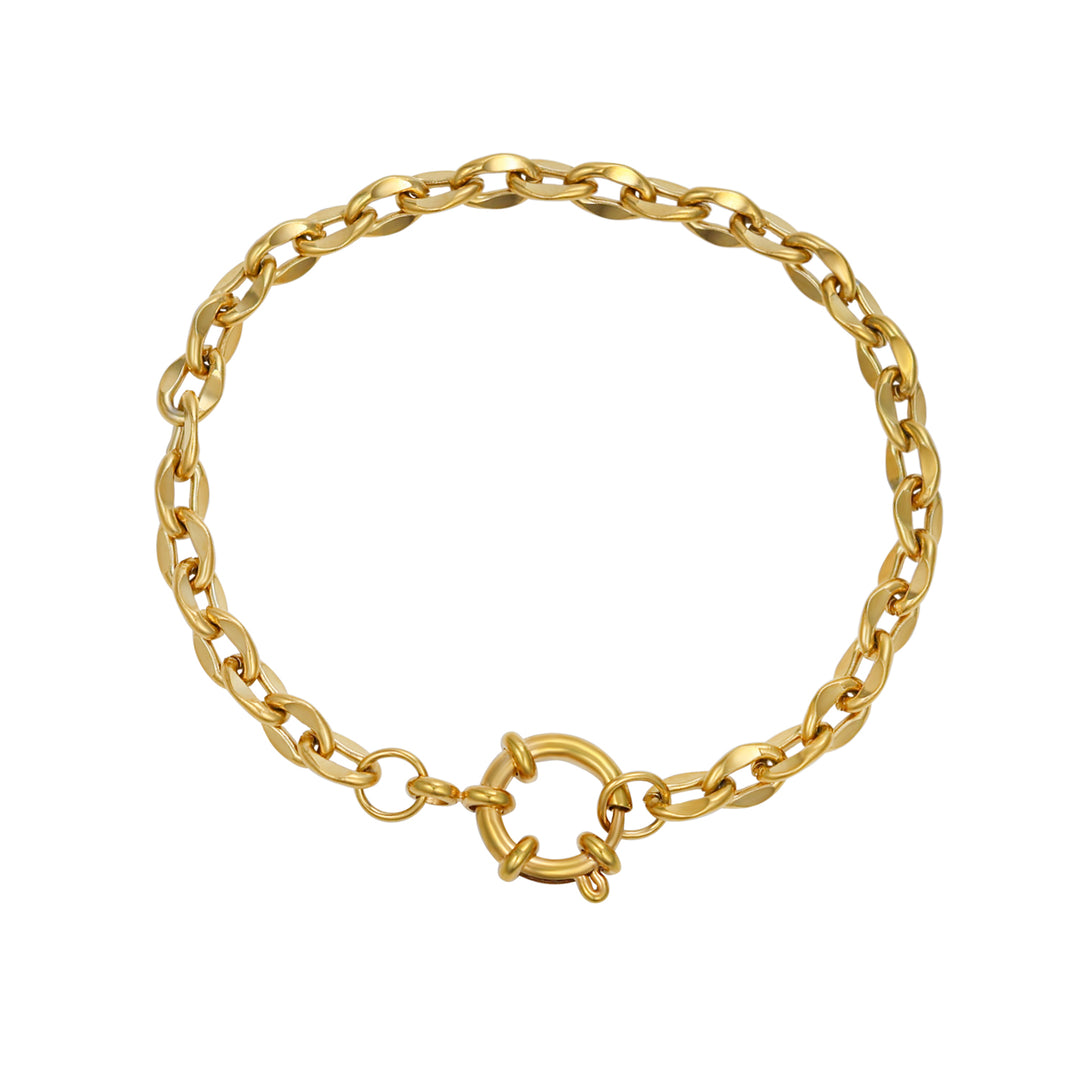 Chunky Clasp Chain Bracelet waterproof jewellery.