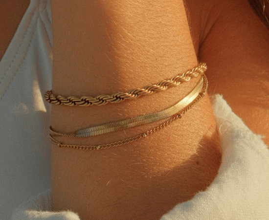 Gold Bracelets - Ocean Native