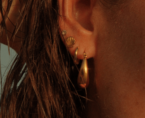Gold Earrings - Ocean Native