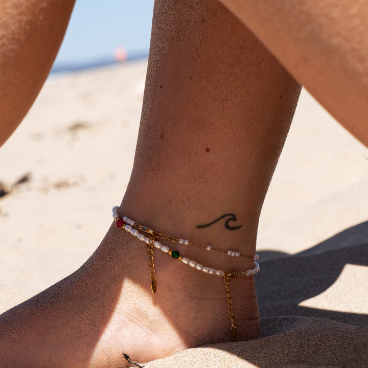 Dainty Pearl Anklet