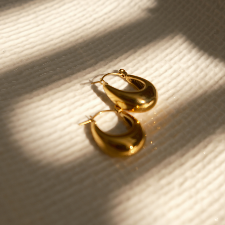 Dome Hoop Earrings