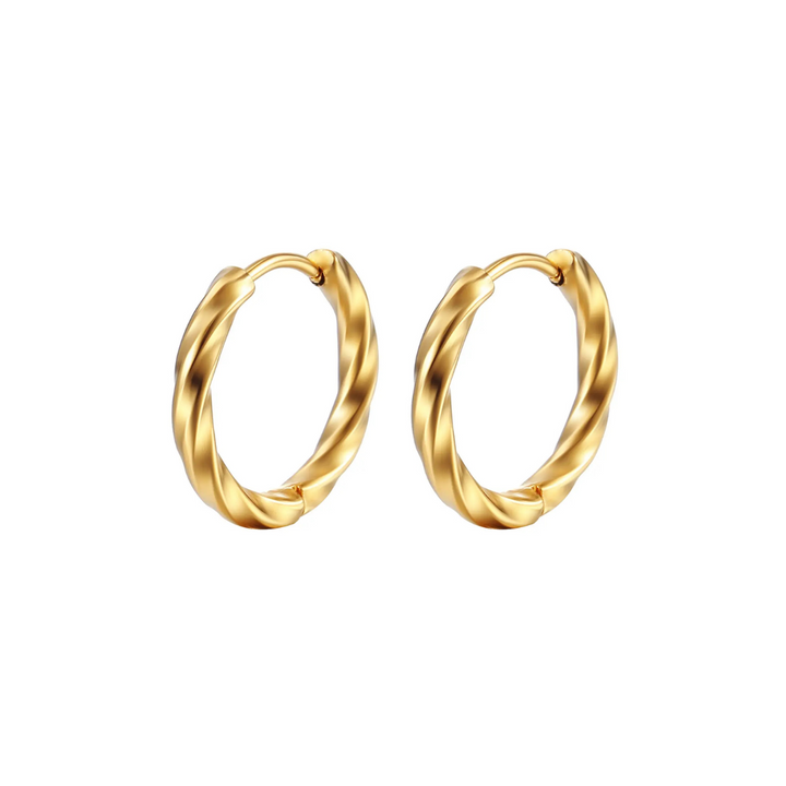 Twisted Classic Hoop Earrings