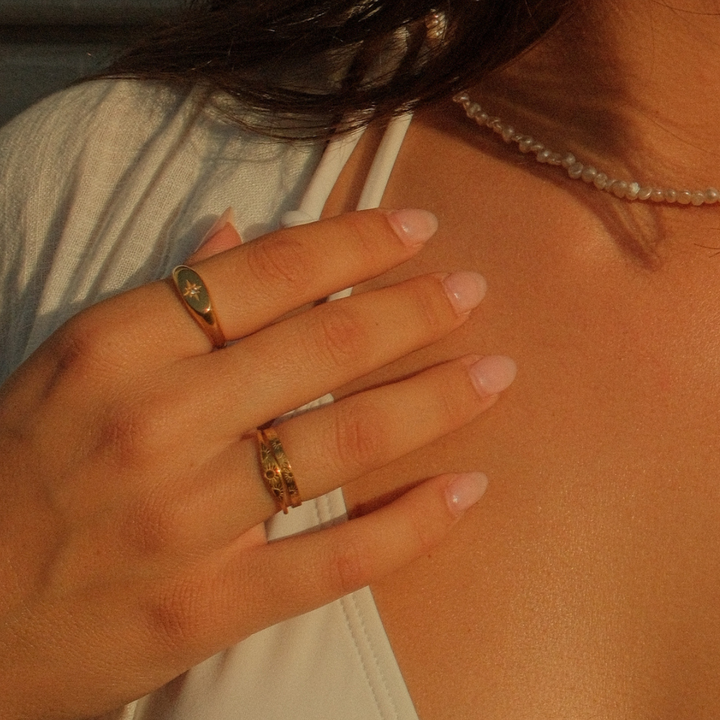 Sunset Lover Stacking Ring Set