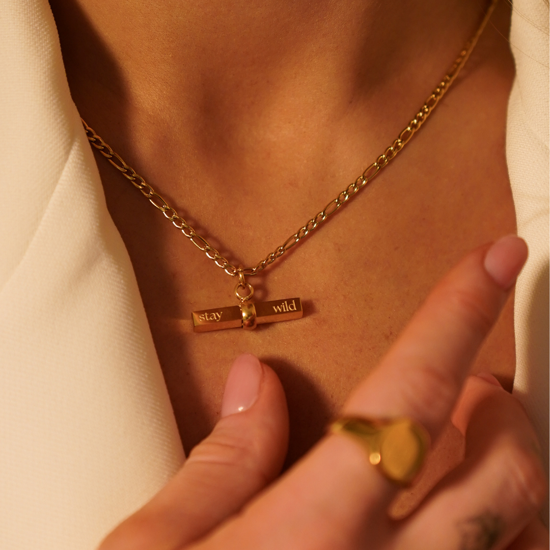 Waterproof Necklaces Gold Plated Sweatproof Nickel Free