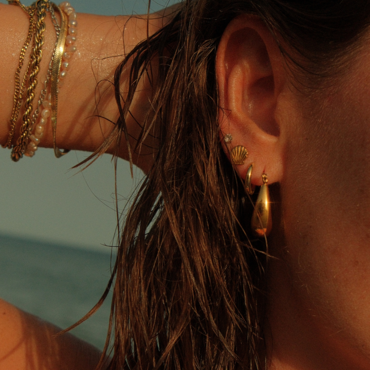 Meet Me At The Beach Stud Earrings