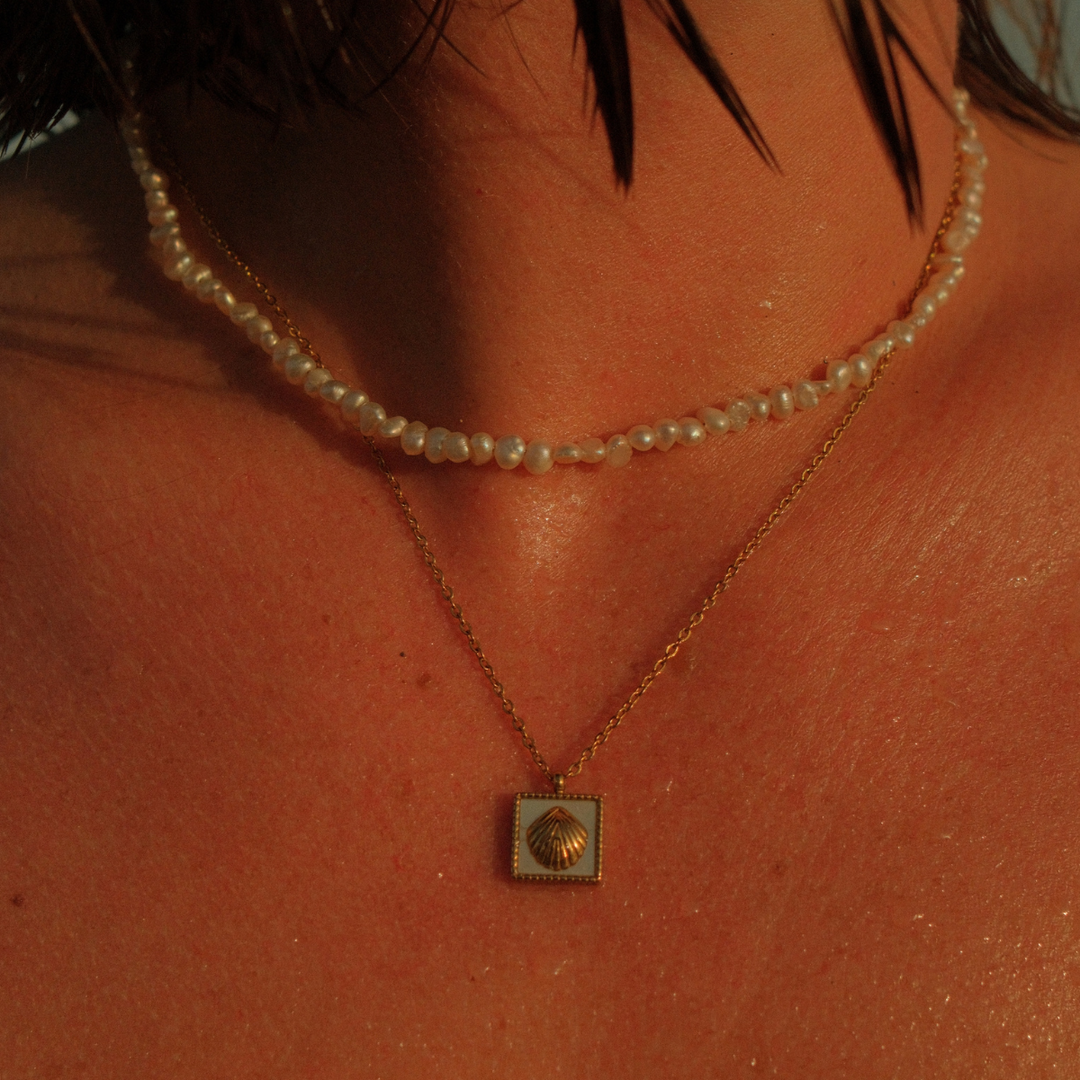 Meet Me At The Beach Pendant Necklace