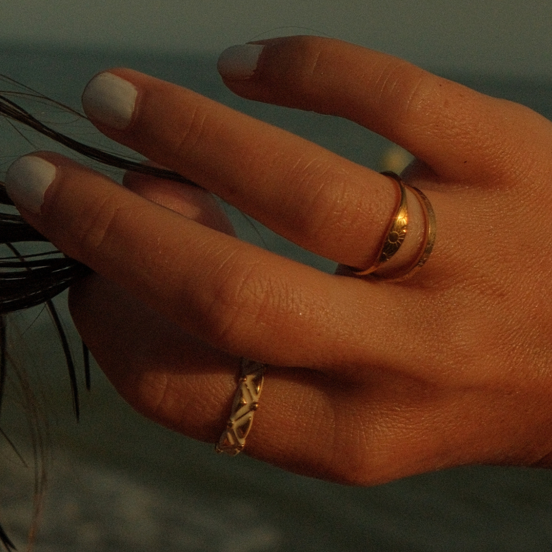 Sunset Lover Stacking Ring Set