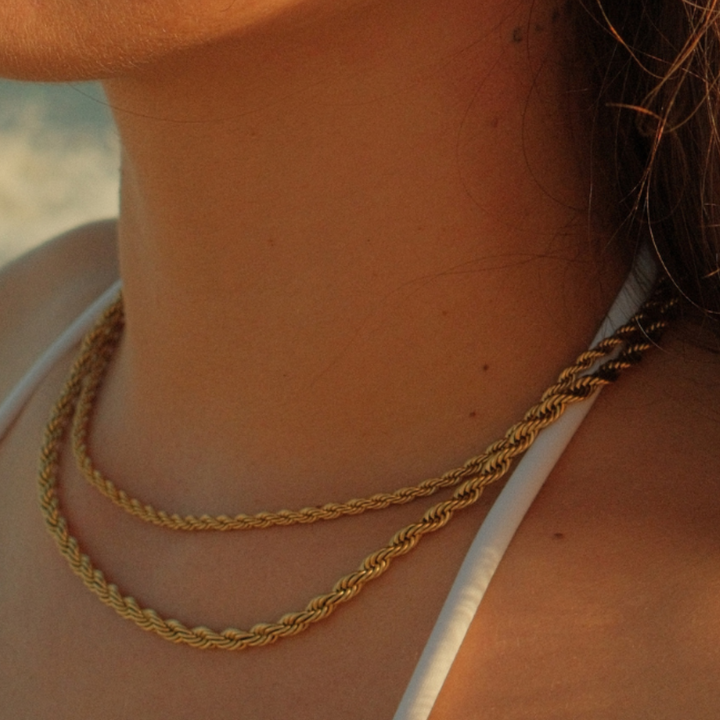 Twisted Rope Necklace - Chunky