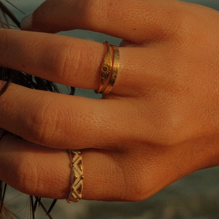 Sunset Lover Stacking Ring Set