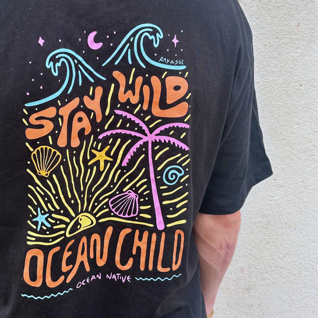 Pre-Order - Ocean Native Stay Wild T-Shirt