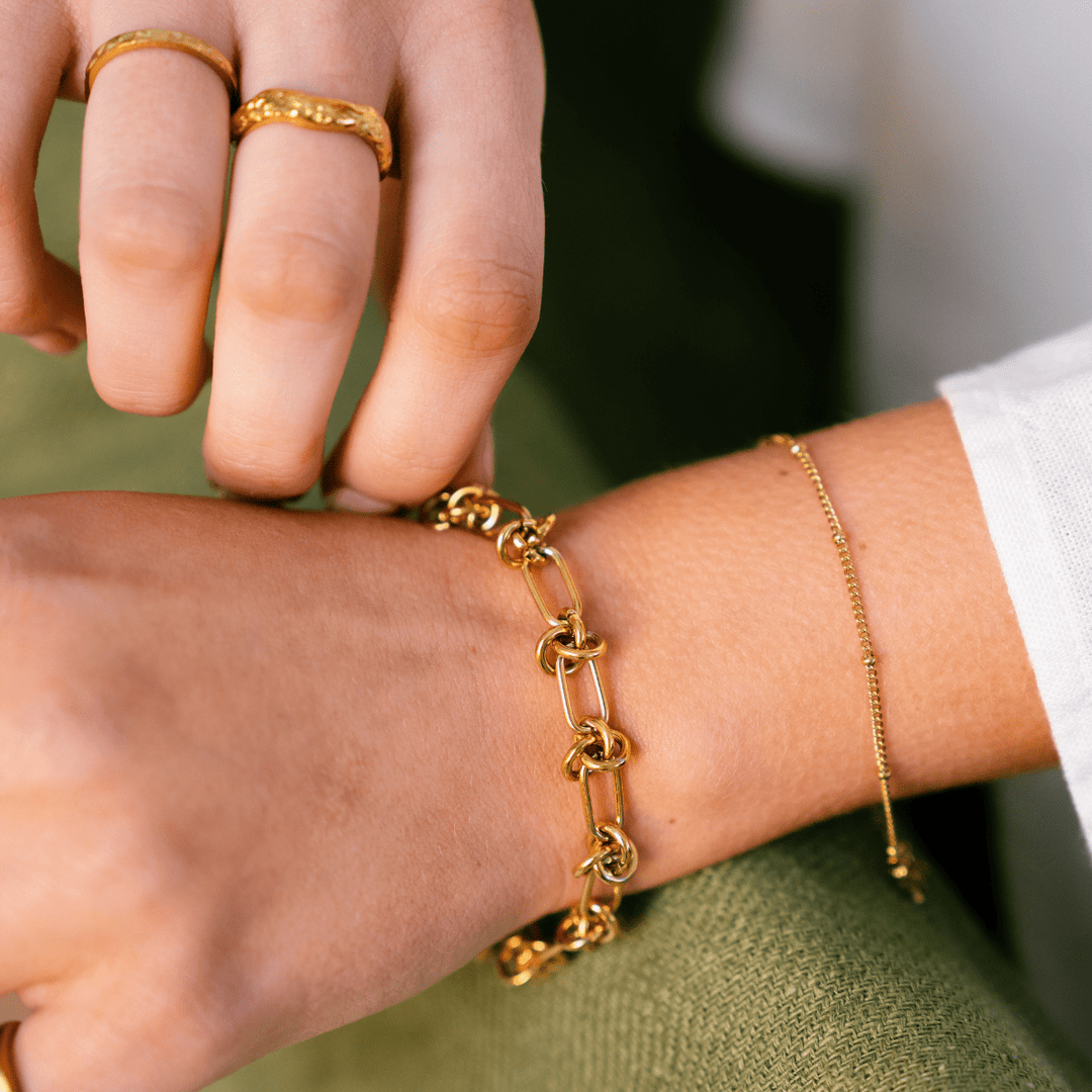 Beaded Chain Bracelet - Ocean Native