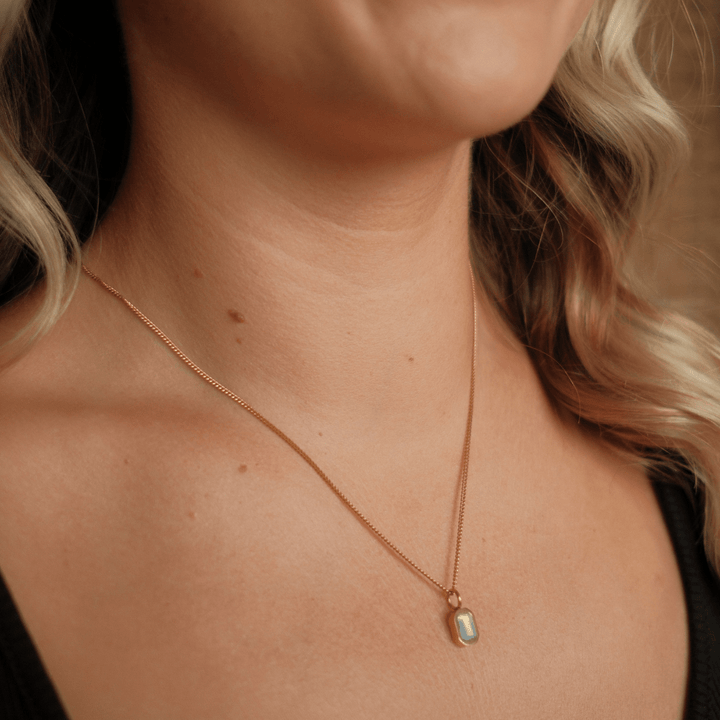 Birthstone Pendant Charm - Ocean Native