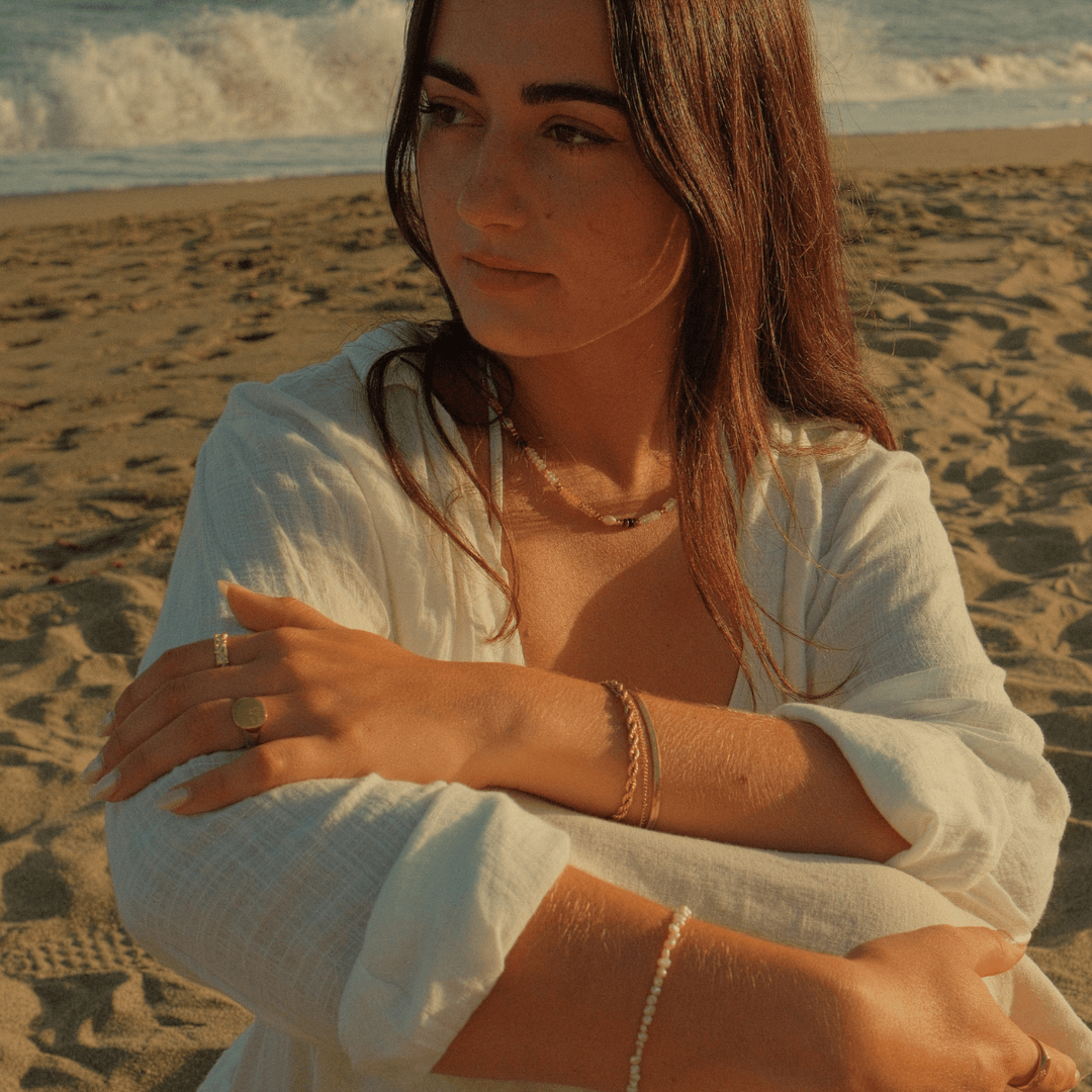 Calypso Natural Stone Beaded Necklace - Ocean Native