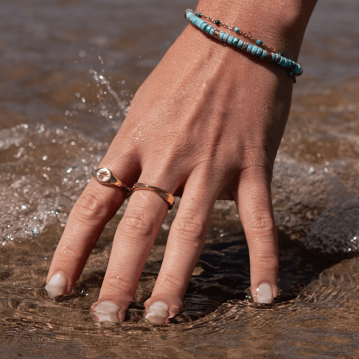 Classic Twisted Band Ring - Ocean Native