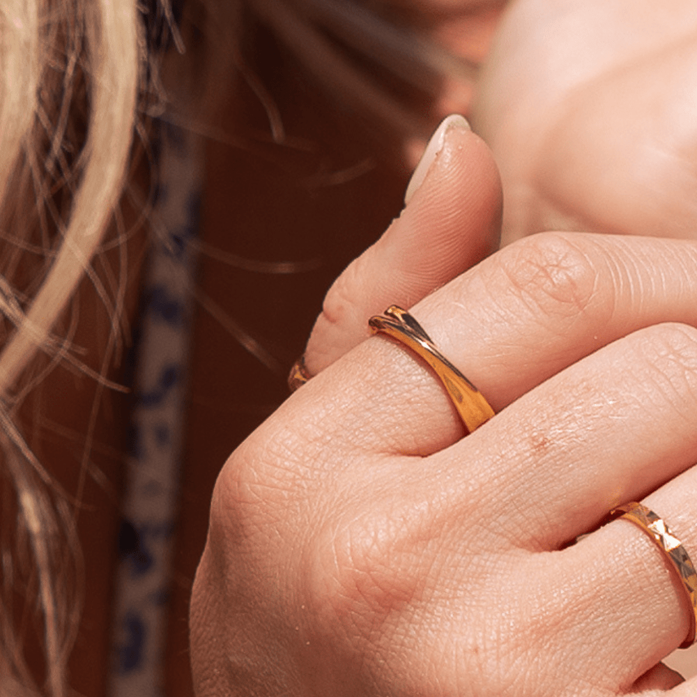 Classic Twisted Band Ring - Ocean Native