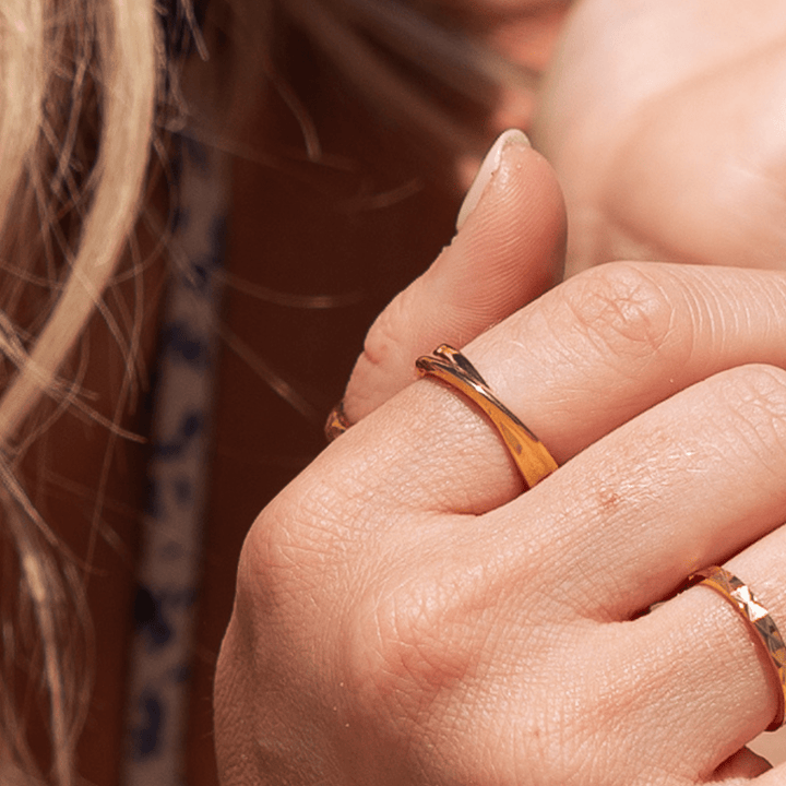 Classic Twisted Band Ring - Ocean Native