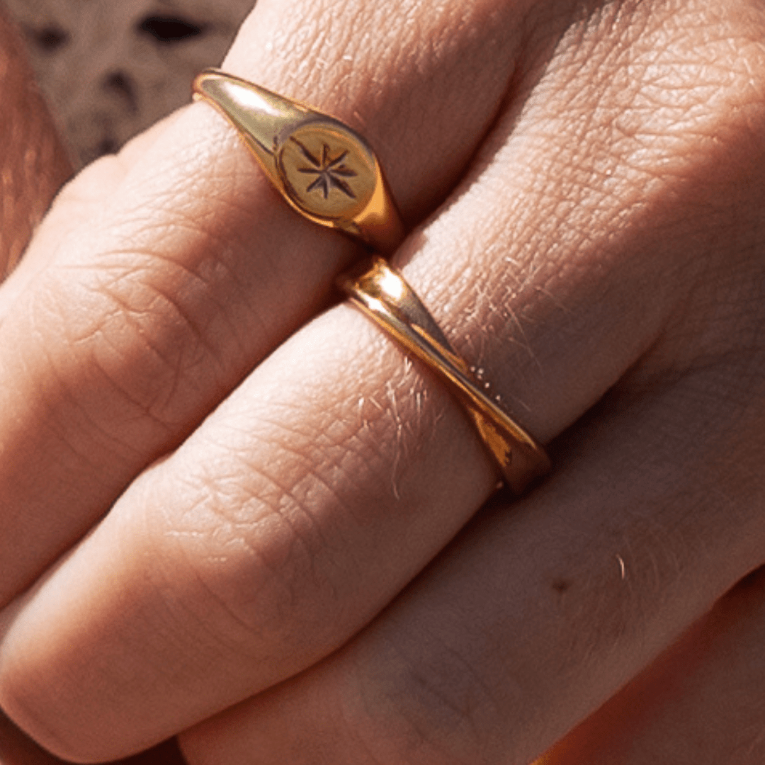 Classic Twisted Band Ring - Ocean Native