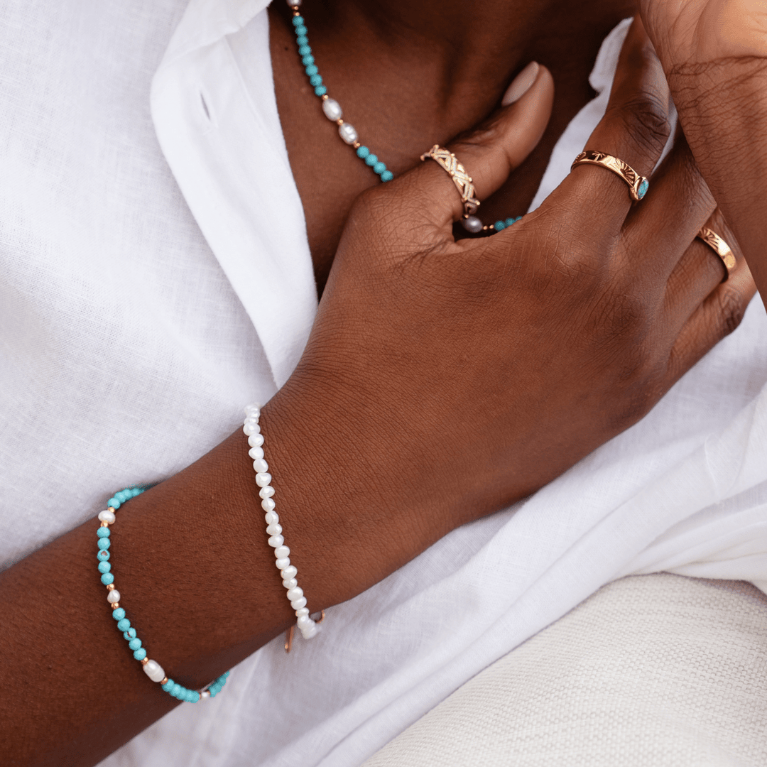Coastal Freshwater Pearl Bracelet - Ocean Native