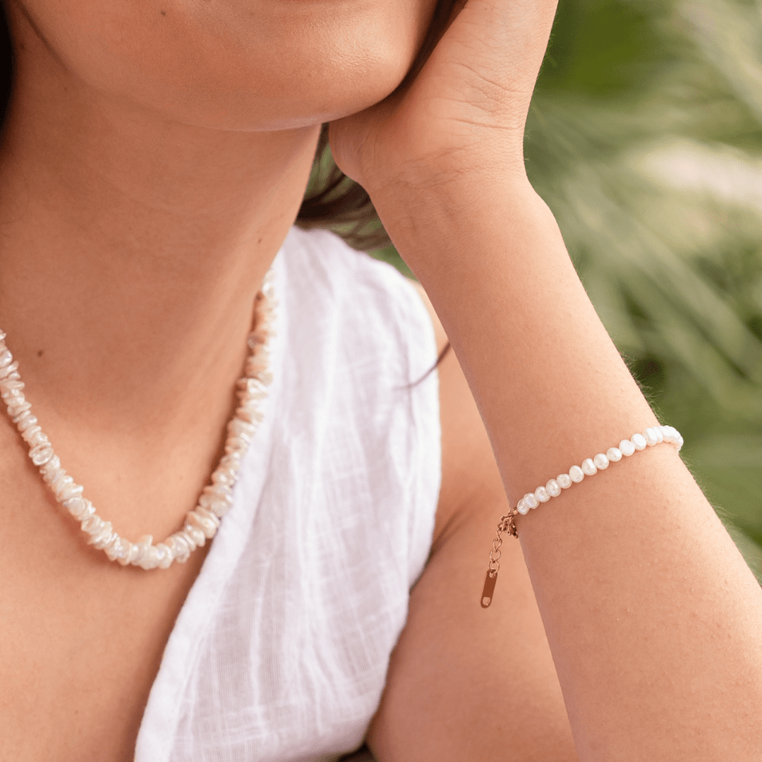 Coastal Freshwater Pearl Bracelet - Ocean Native