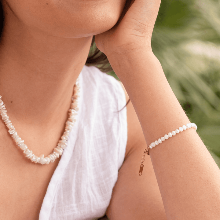 Coastal Freshwater Pearl Bracelet - Ocean Native