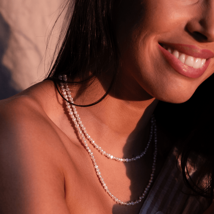 Coastal Freshwater Pearl Necklace - Ocean Native