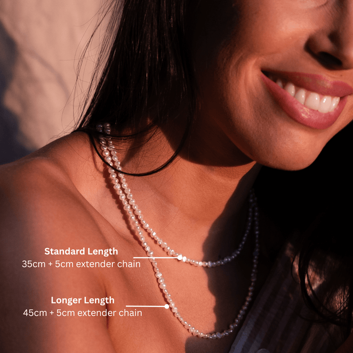 Coastal Freshwater Pearl Necklace - Ocean Native