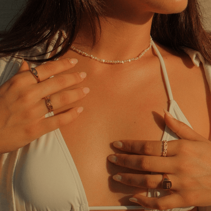 Coastal Freshwater Pearl Necklace - Ocean Native