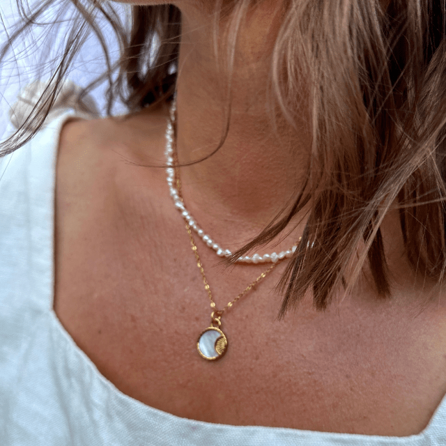 Coastal Freshwater Pearl Necklace - Ocean Native