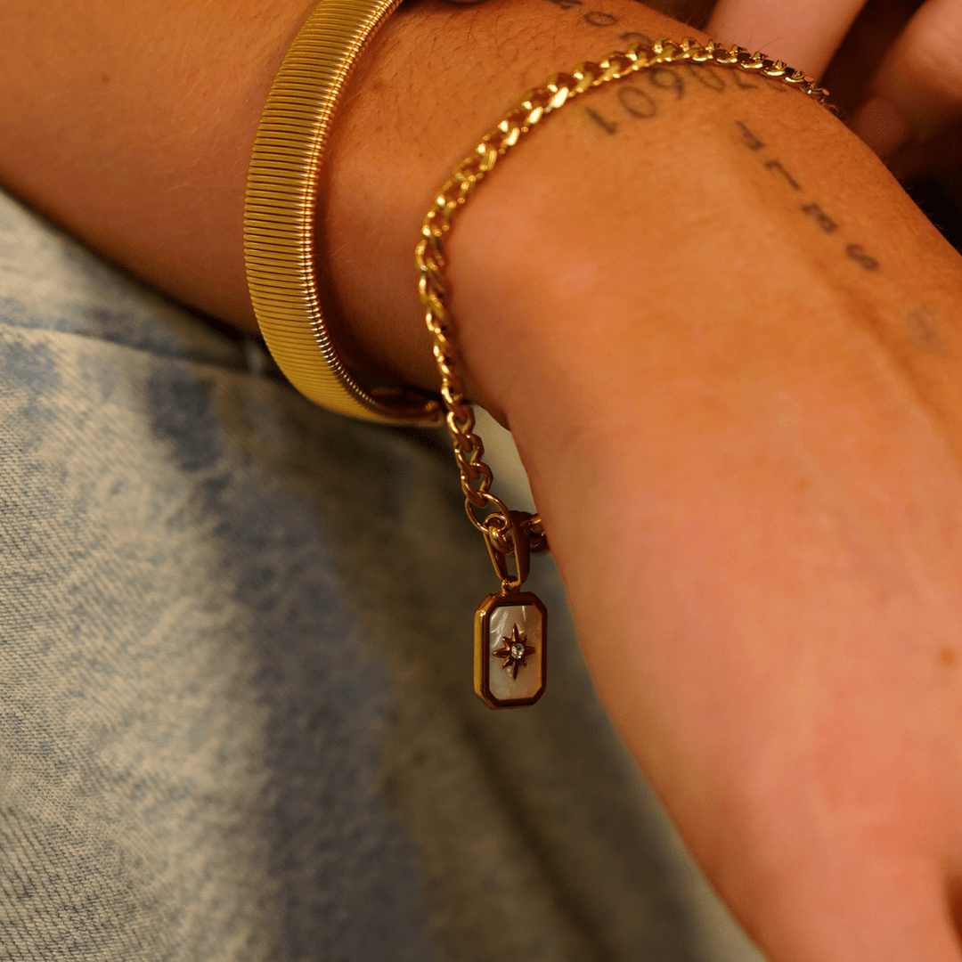 Cuban Clasp Chain Bracelet - Ocean Native