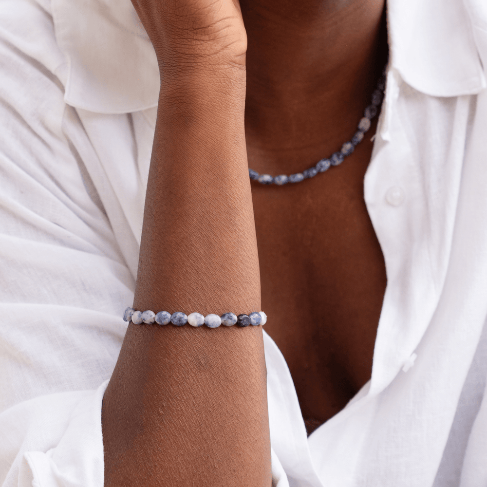 Indigo Natural Stone Bracelet - Ocean Native