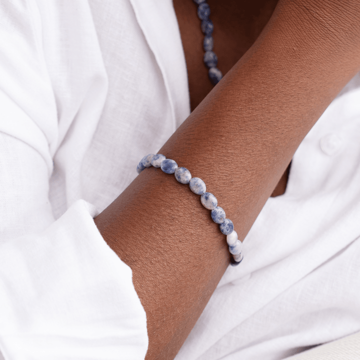 Indigo Natural Stone Bracelet - Ocean Native