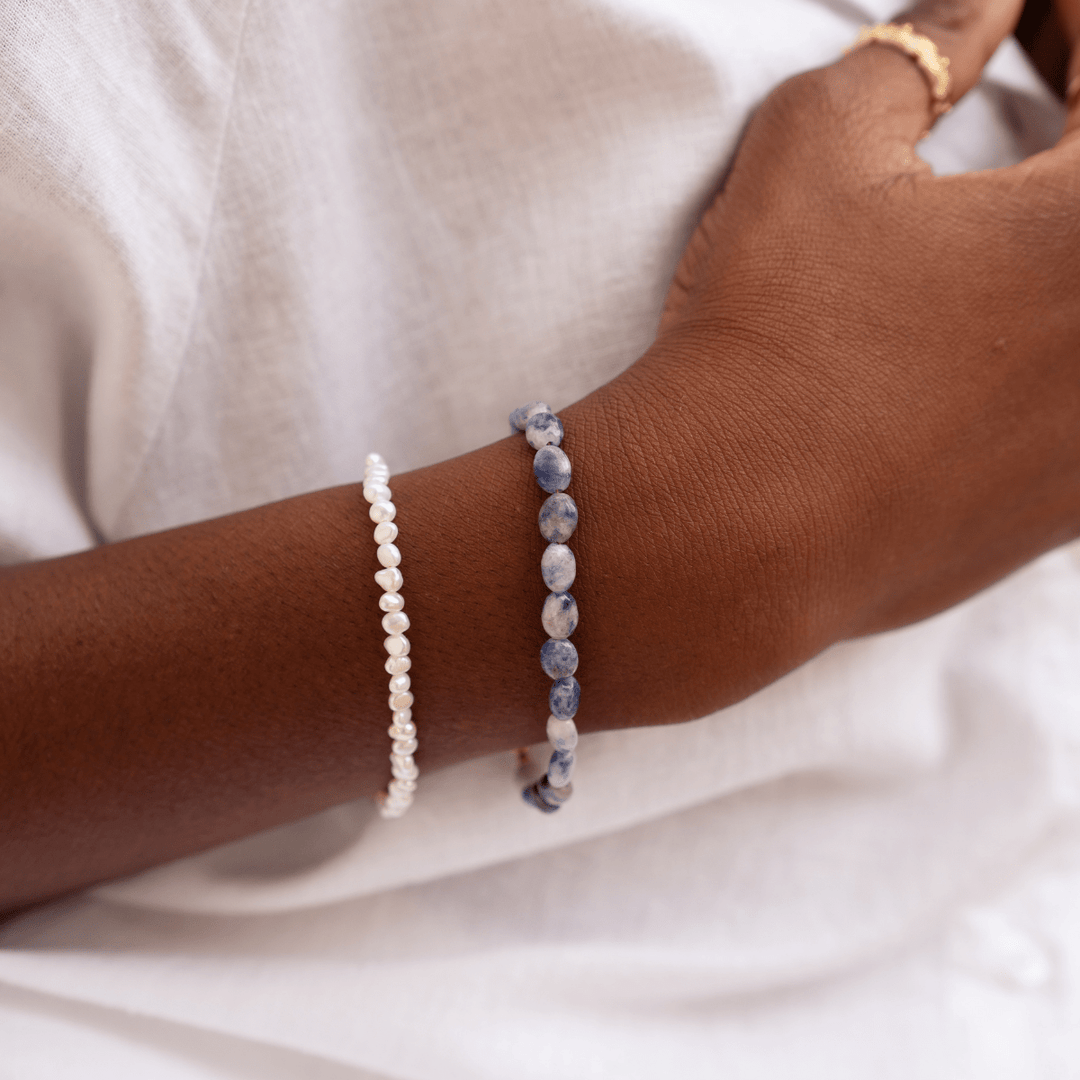 Indigo Natural Stone Bracelet - Ocean Native