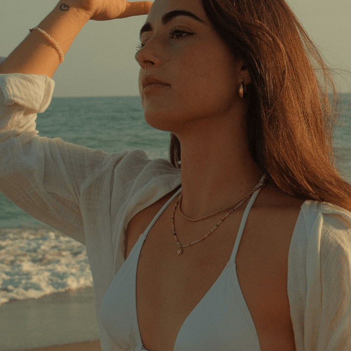 Isla Beaded Necklace - Ocean Native