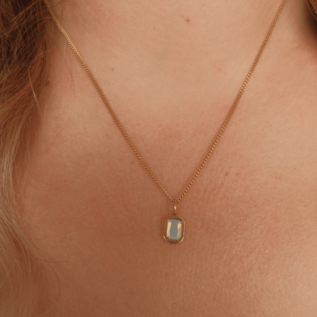 June Birthstone Necklace - Moonstone - Ocean Native