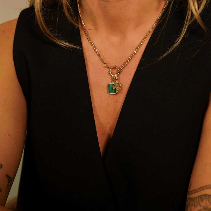 Lucky Clover Charm Necklace - Ocean Native